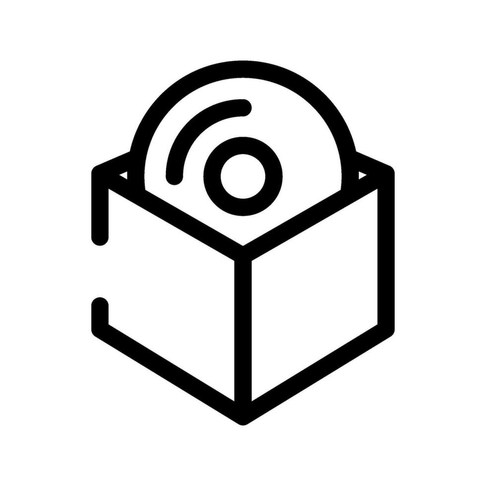 Logiciel disque icône vecteur symbole conception illustration