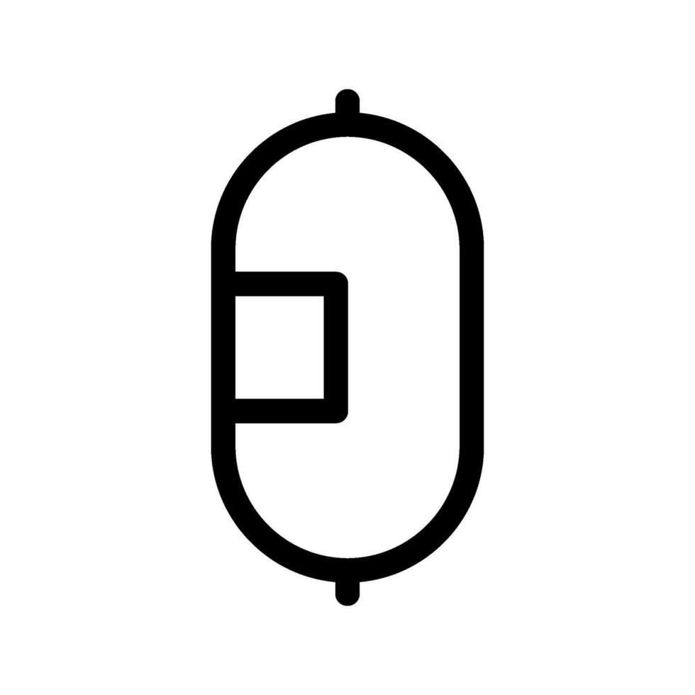 chaud chien icône vecteur symbole conception illustration