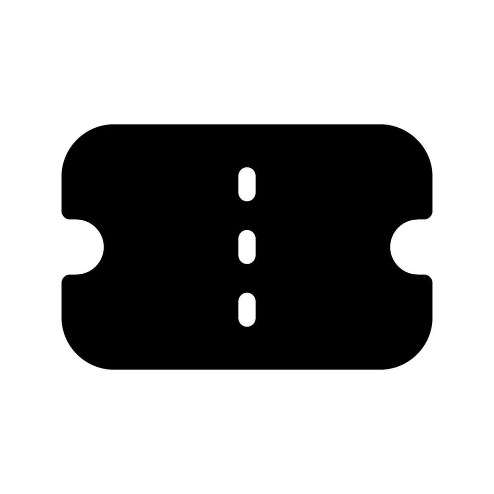 billet icône vecteur symbole conception illustration