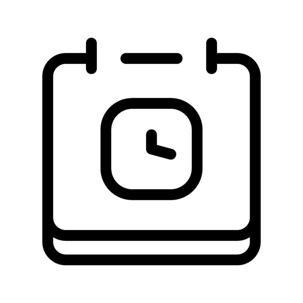 Date temps icône vecteur symbole conception illustration
