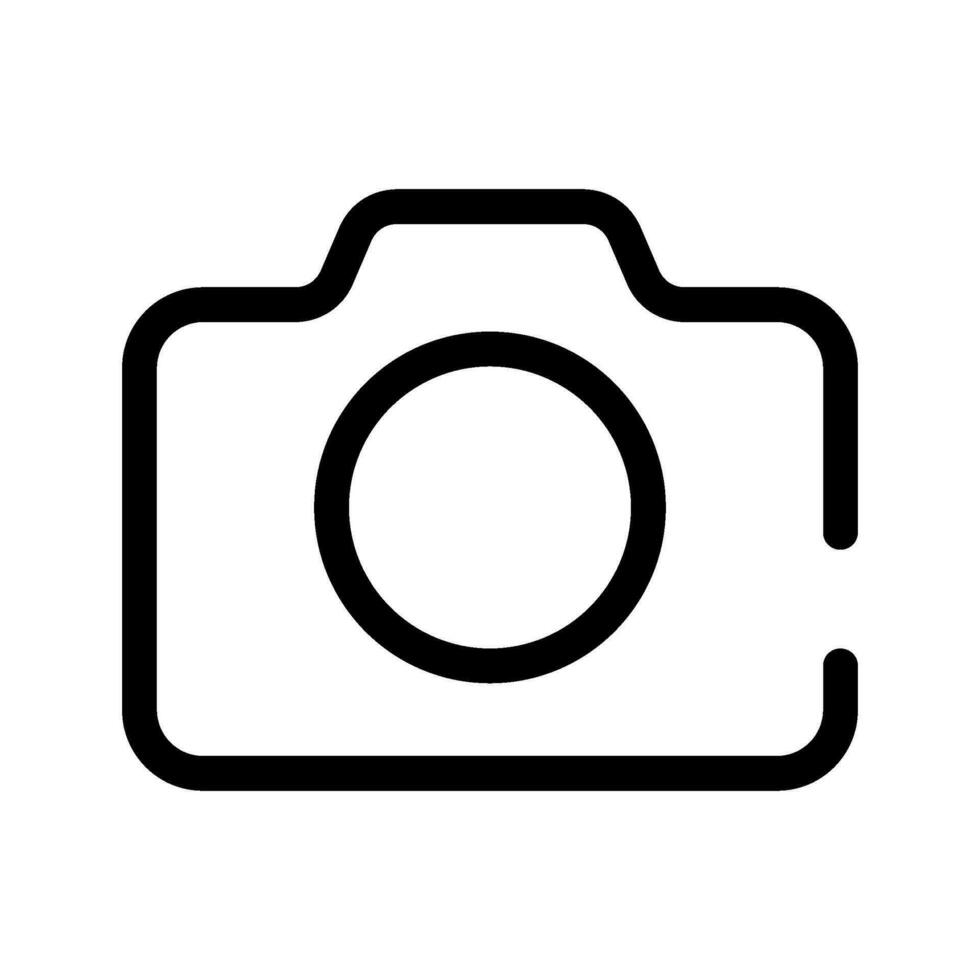 caméra icône vecteur symbole conception illustration