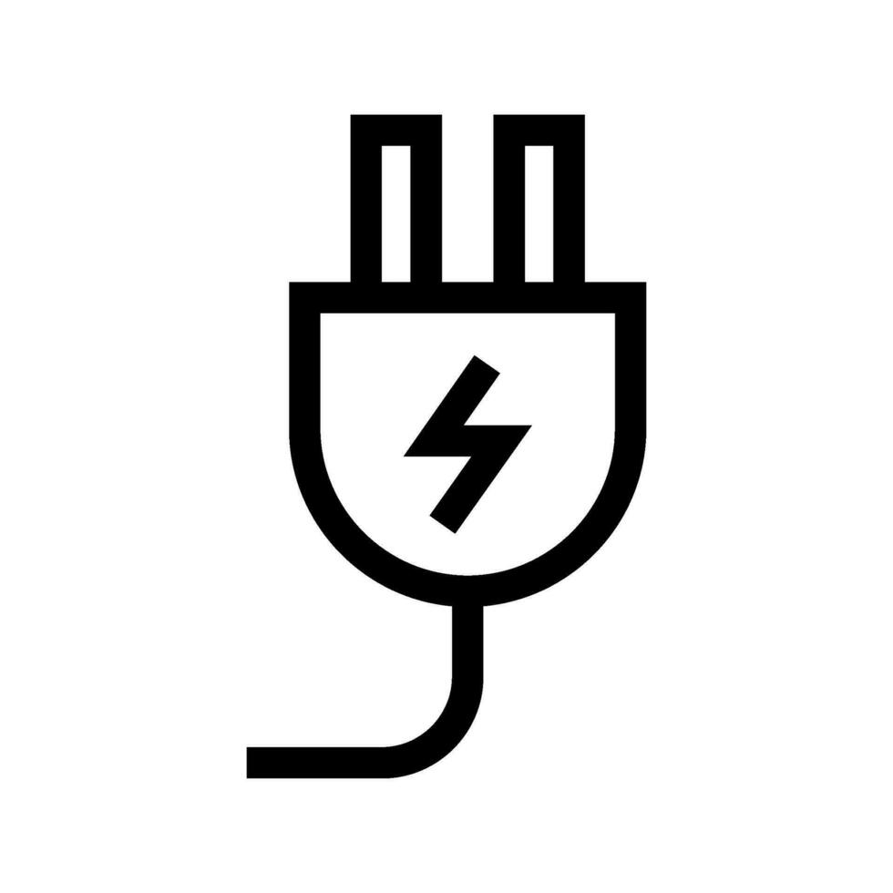 électricité icône vecteur symbole conception illustration