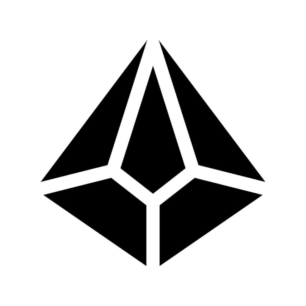 diamant icône vecteur symbole conception illustration