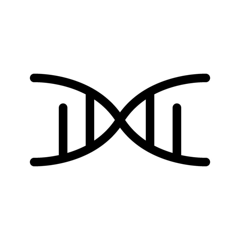 ADN icône vecteur symbole conception illustration