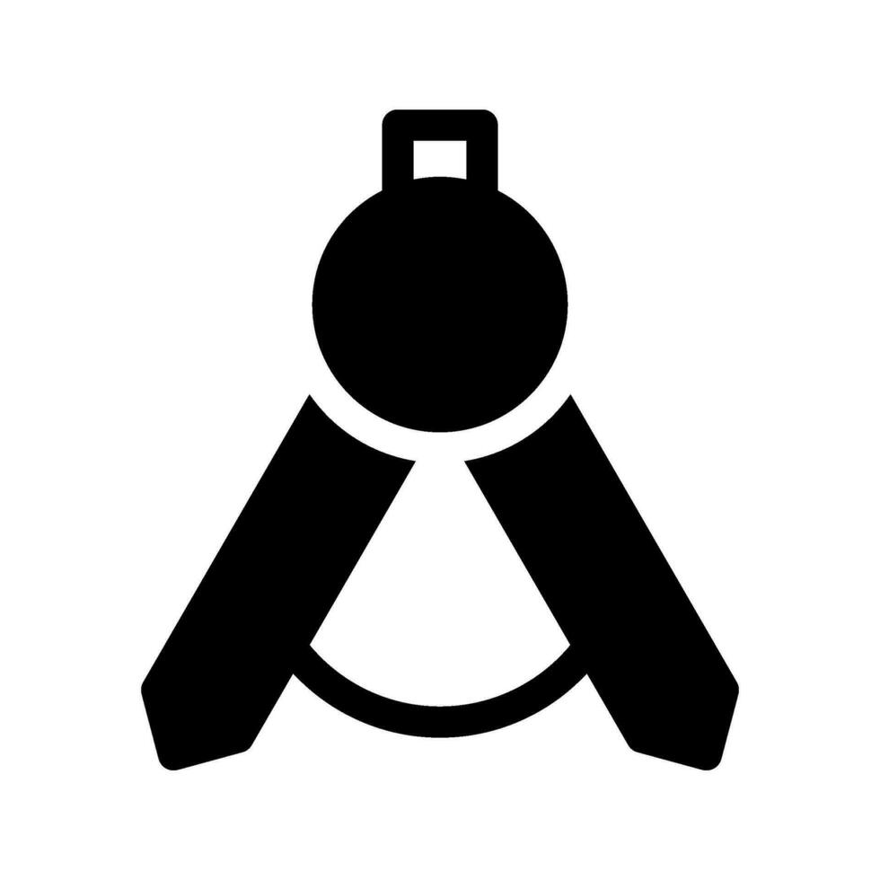dessin boussole icône vecteur symbole conception illustration