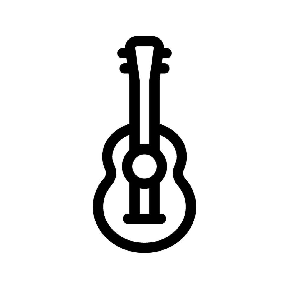 guitare icône vecteur symbole conception illustration