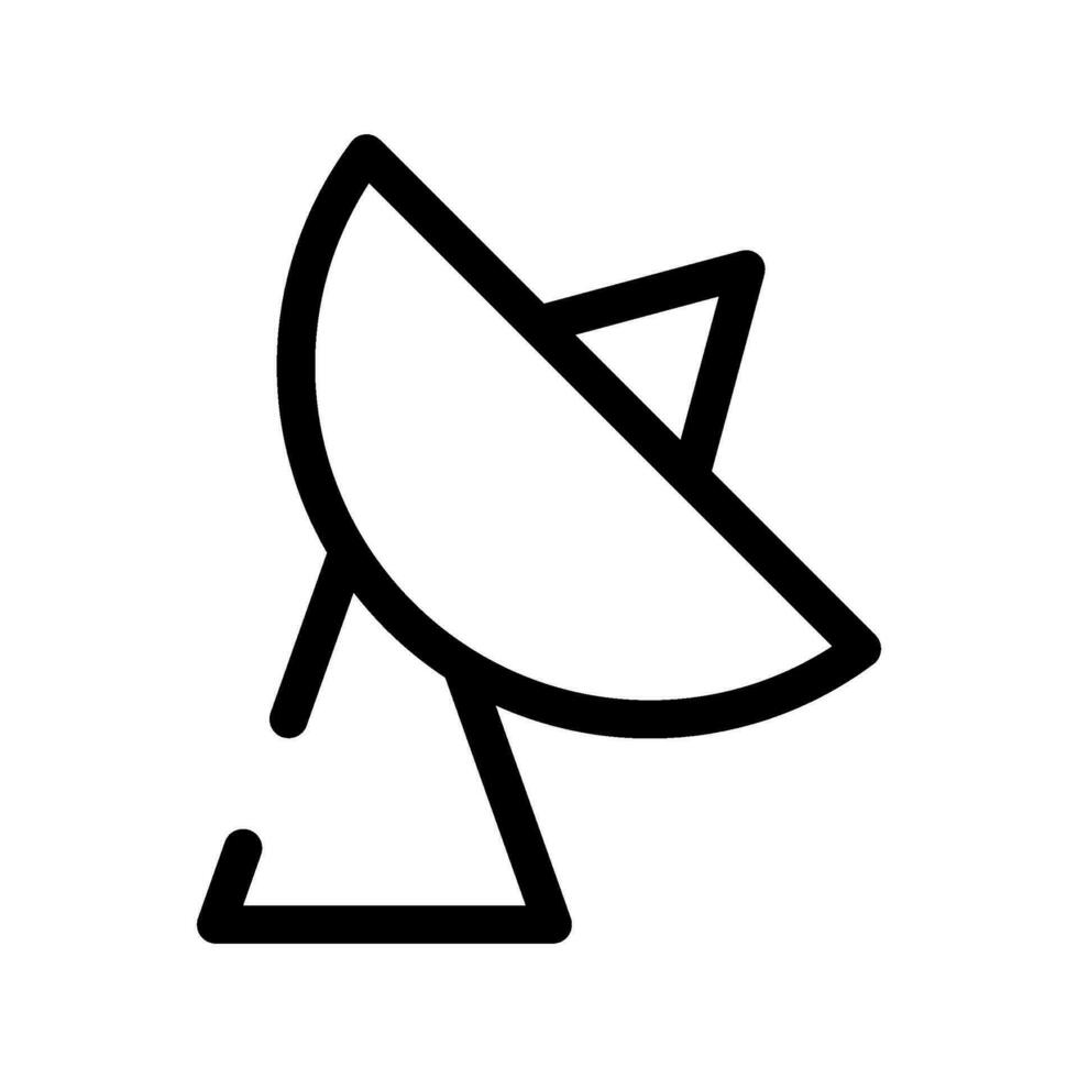 parabole icône vecteur symbole conception illustration