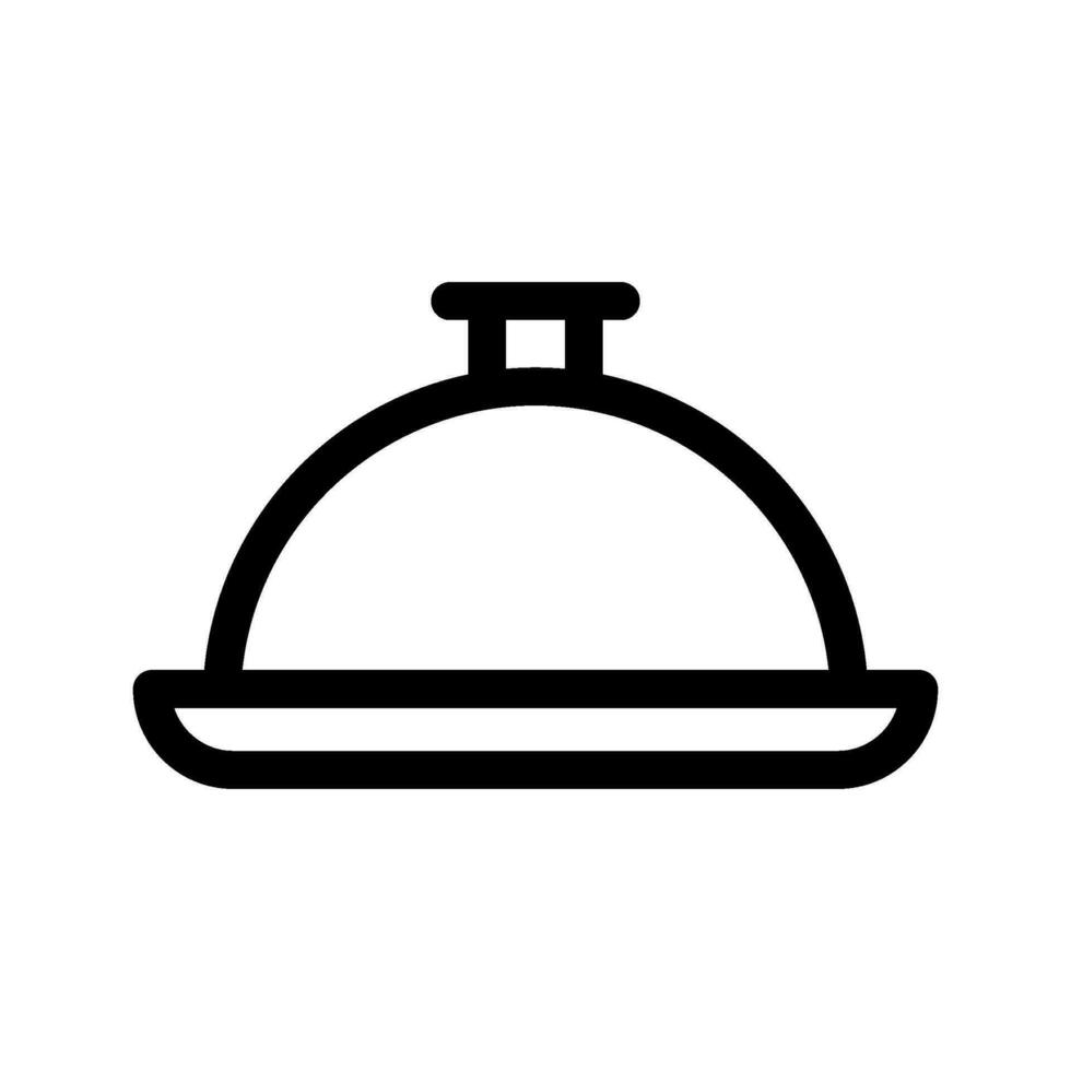 nourriture couverture icône vecteur symbole conception illustration