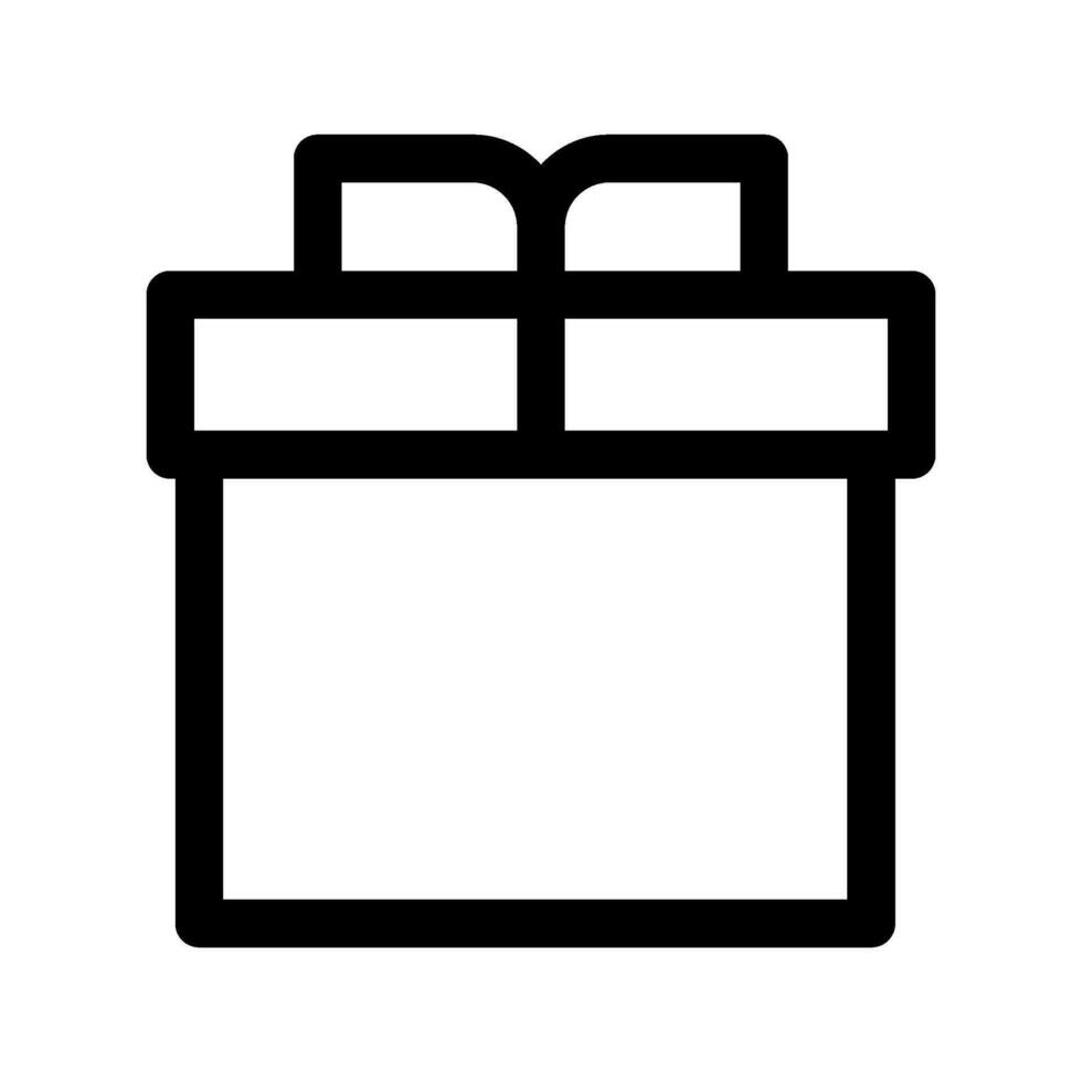 boîte icône vecteur symbole conception illustration