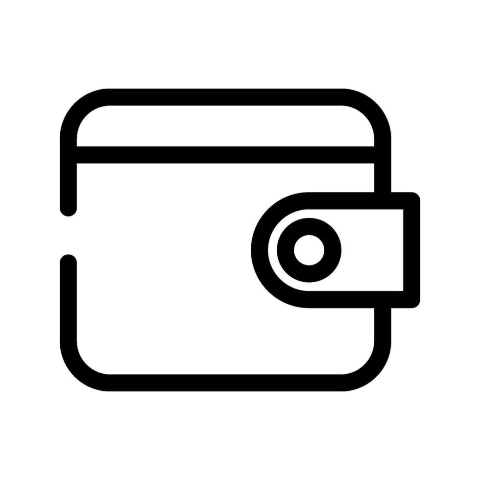 portefeuille icône vecteur symbole conception illustration