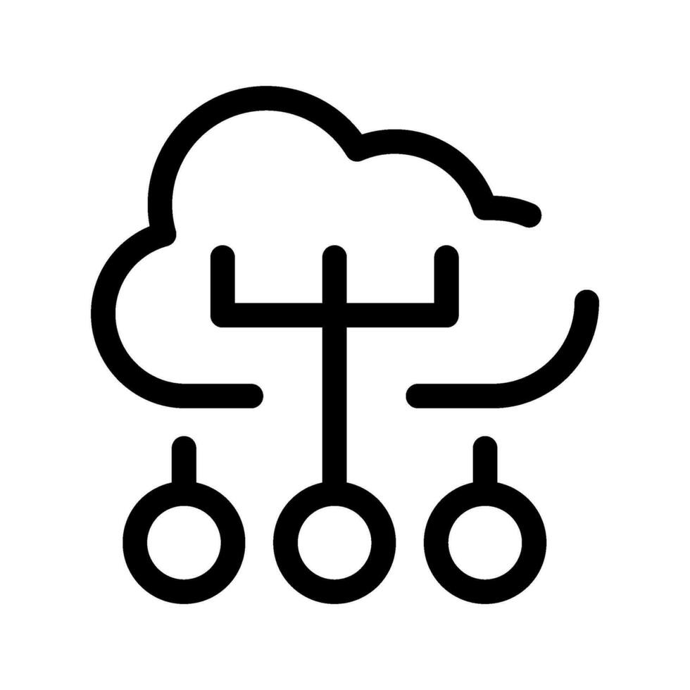 serveur icône vecteur symbole conception illustration