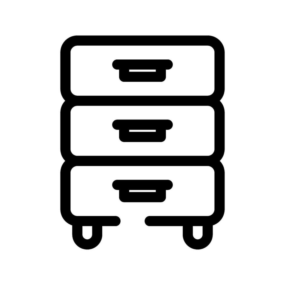 cabinet icône vecteur symbole conception illustration