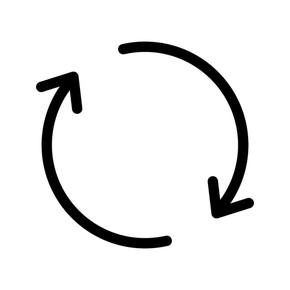 recharger icône vecteur symbole conception illustration