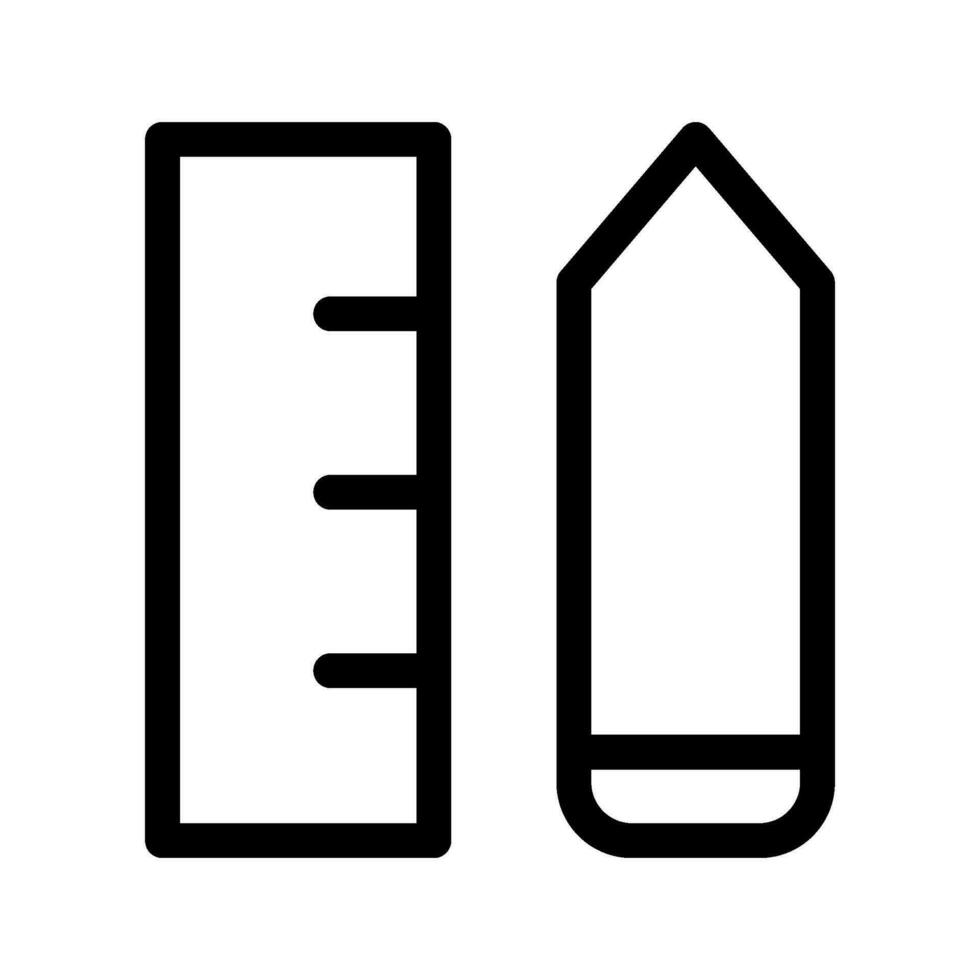 papeterie icône vecteur symbole conception illustration