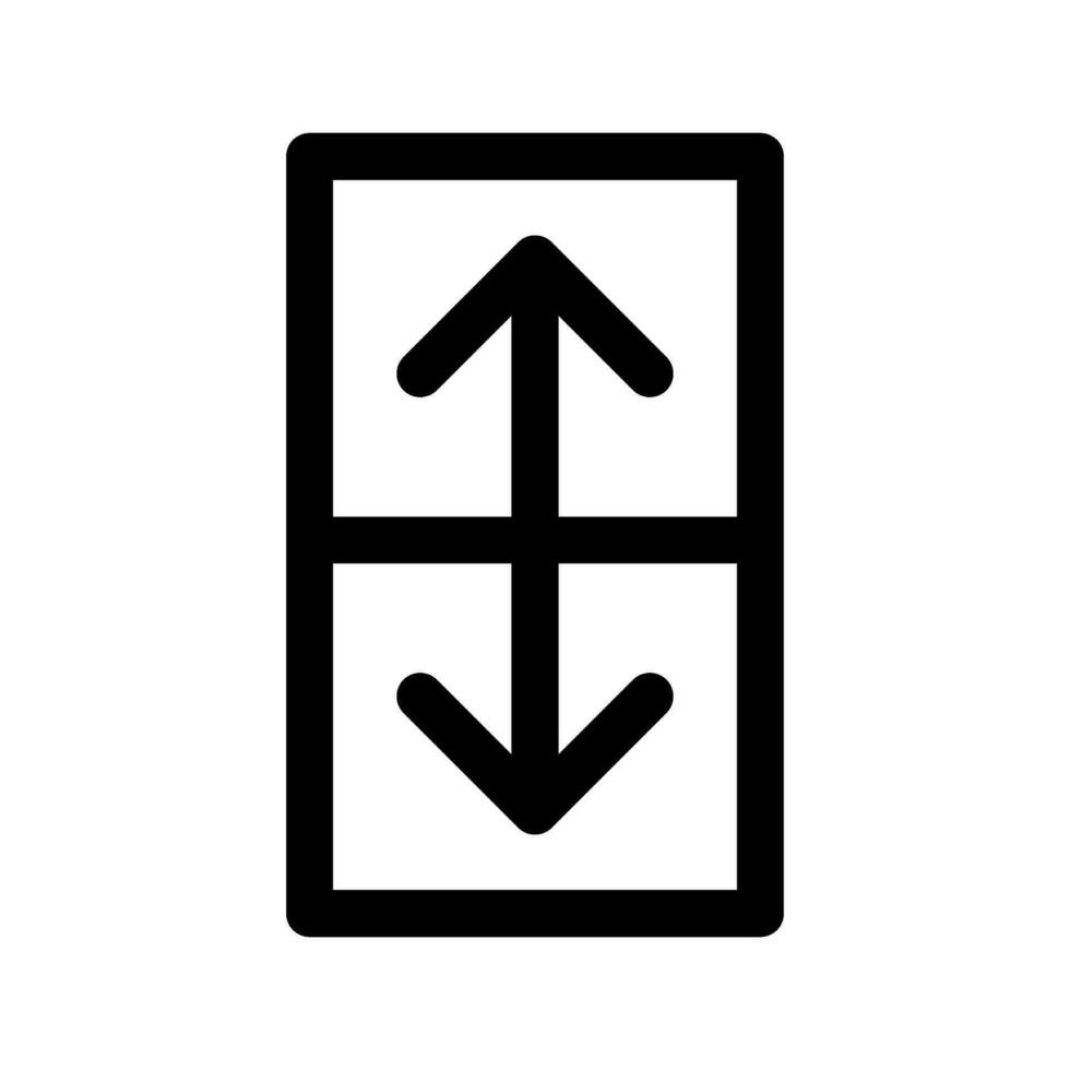 ascenseur icône vecteur symbole conception illustration