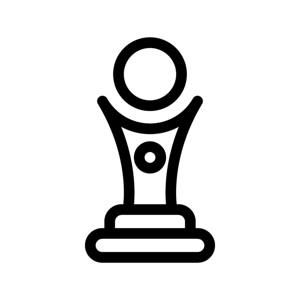 trophée icône vecteur symbole conception illustration