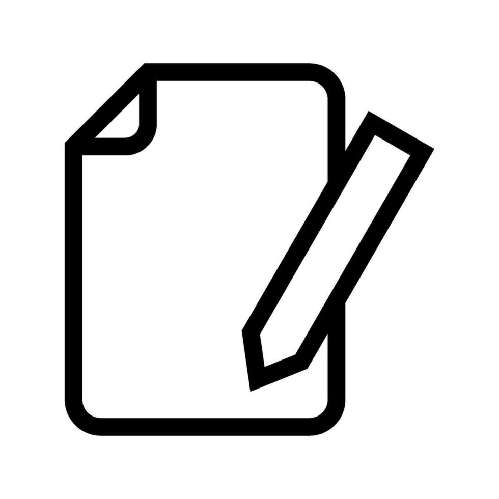 rédaction icône vecteur symbole conception illustration