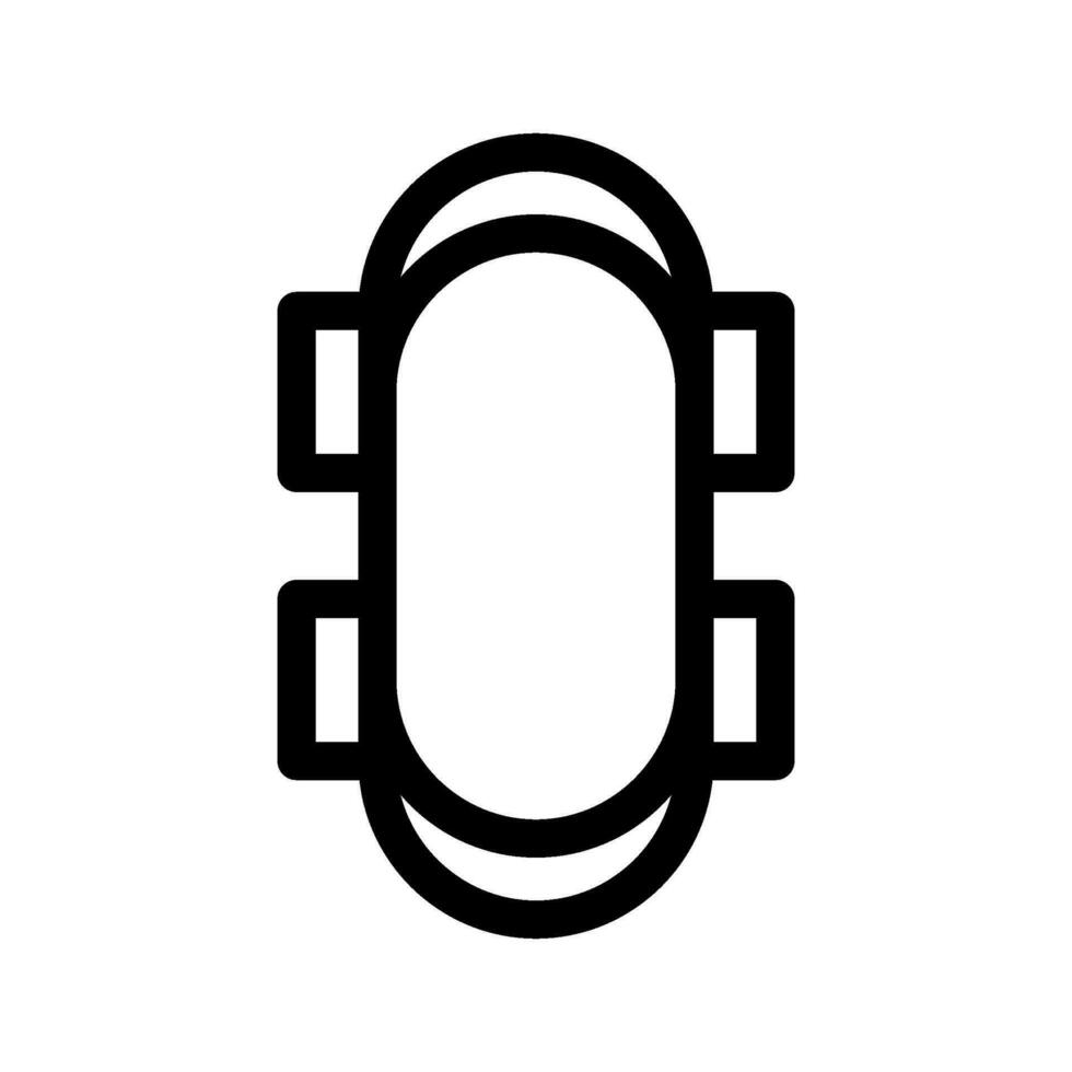 patineur icône vecteur symbole conception illustration