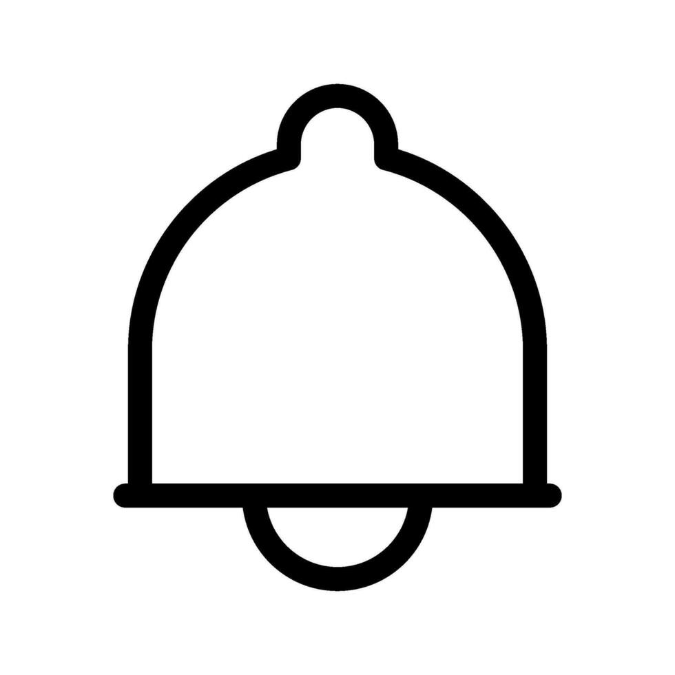 cloche alarme icône vecteur symbole conception illustration