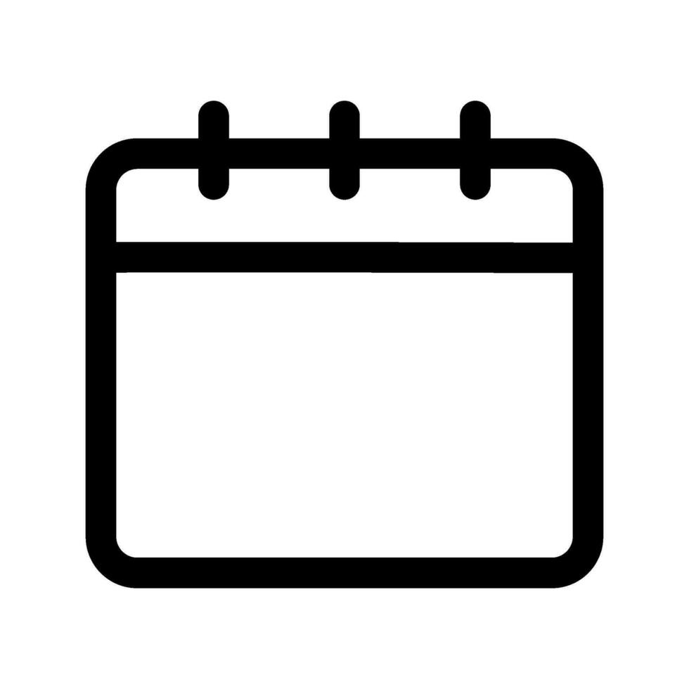 calendrier icône vecteur symbole conception illustration