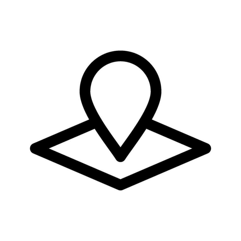 emplacement icône vecteur symbole conception illustration