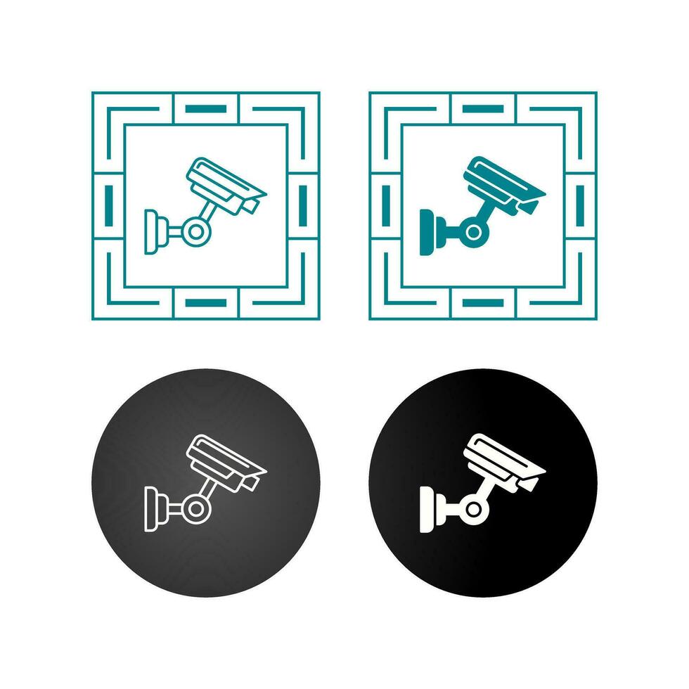 icône de vecteur de vidéosurveillance