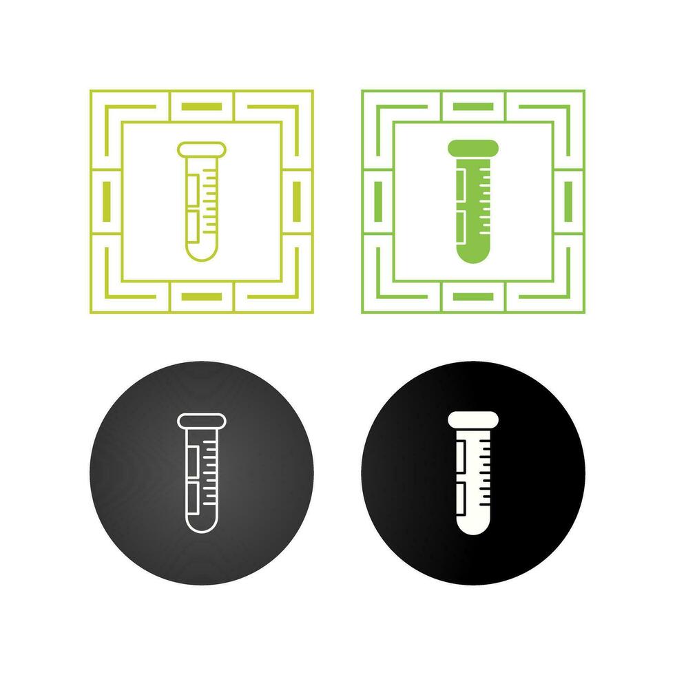 icône de vecteur de tube à essai