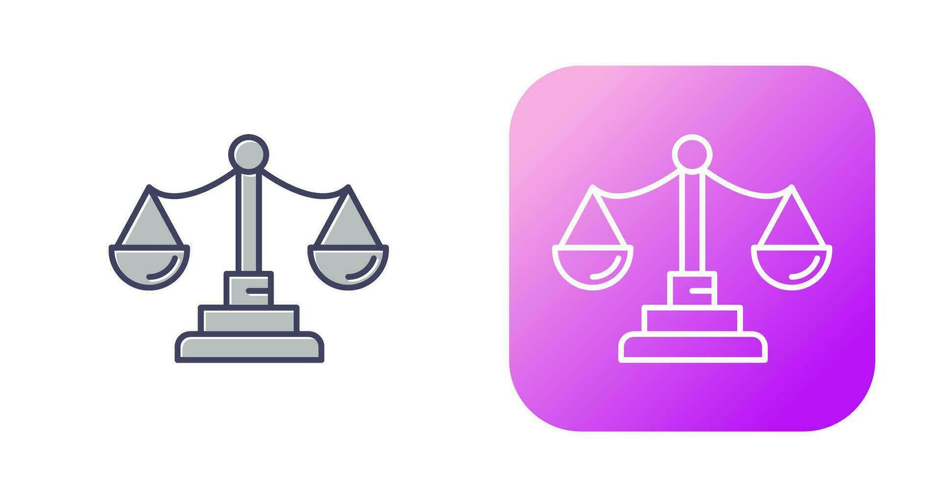 icône de vecteur de justice