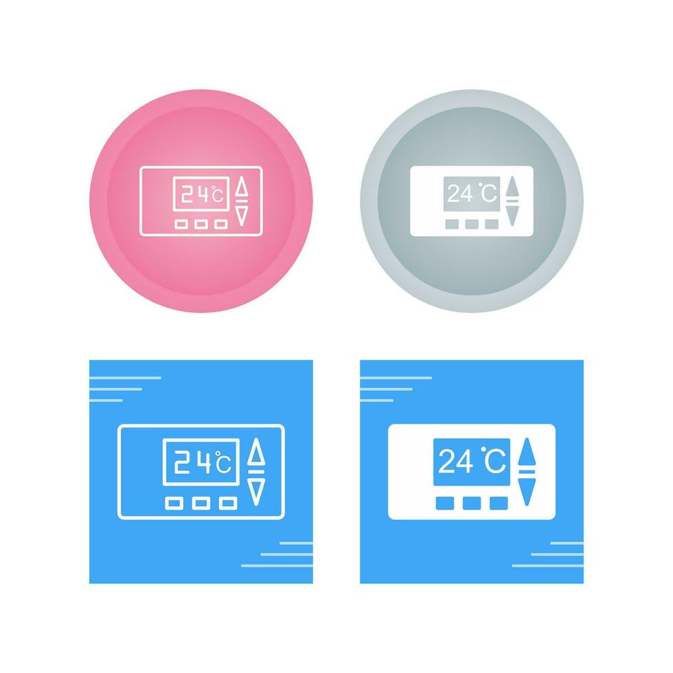 icône de vecteur de thermostat