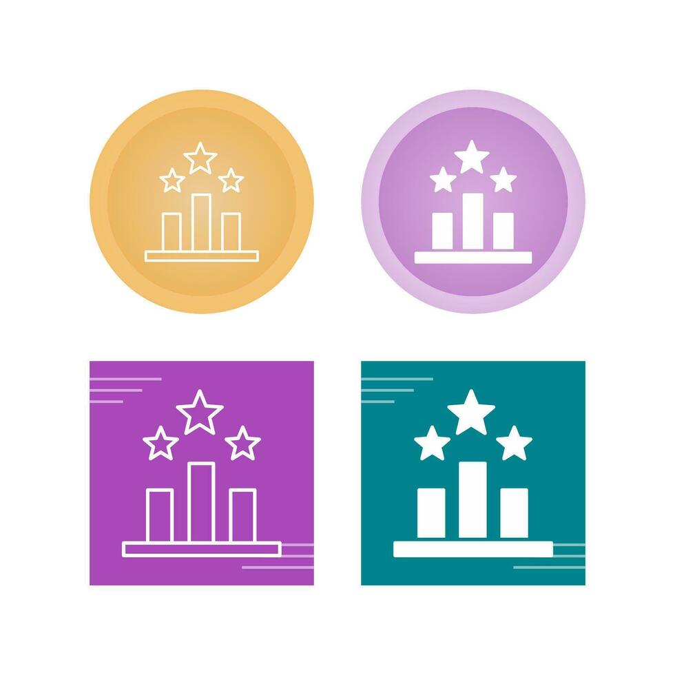 icône de vecteur de classement