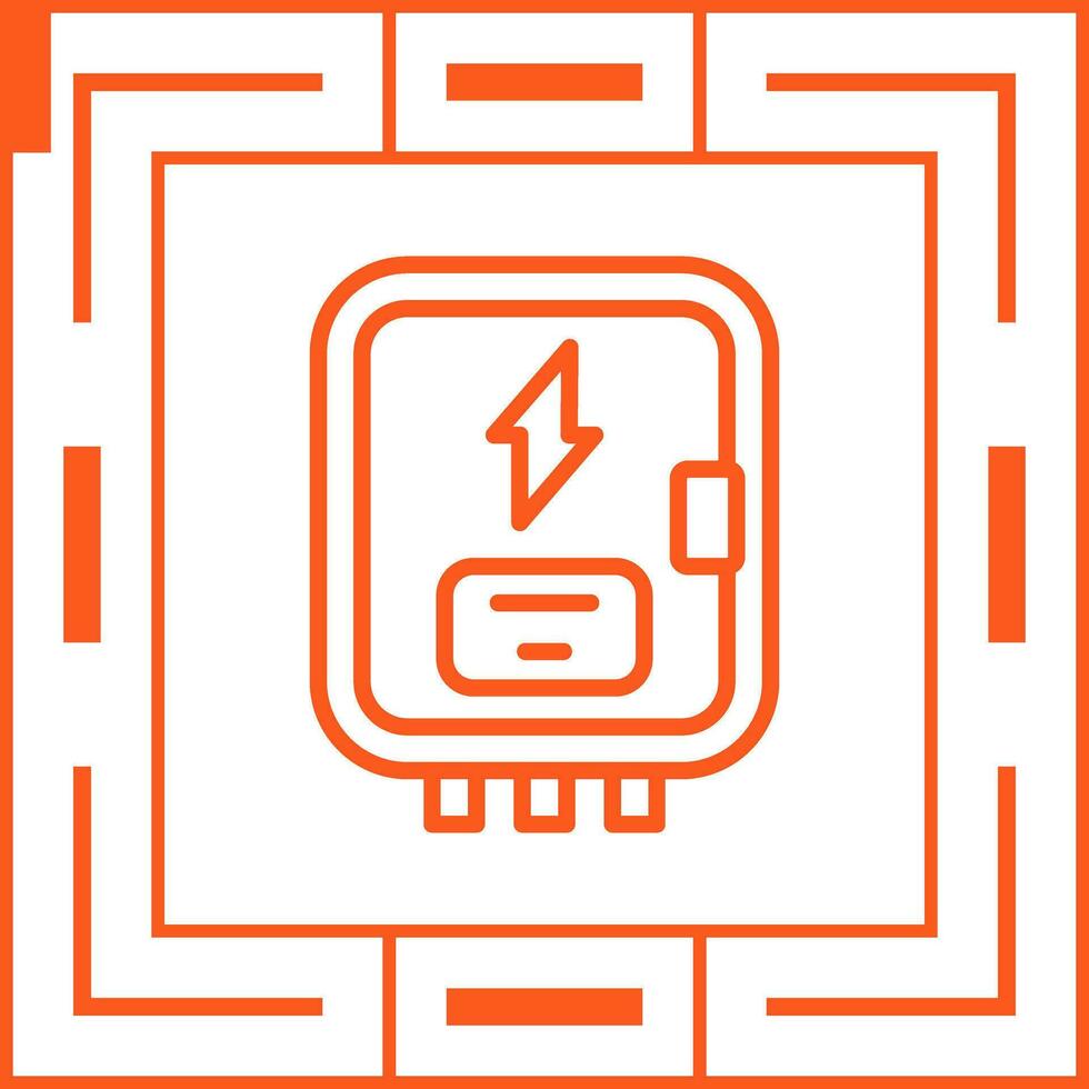 icône de vecteur de panneau électrique