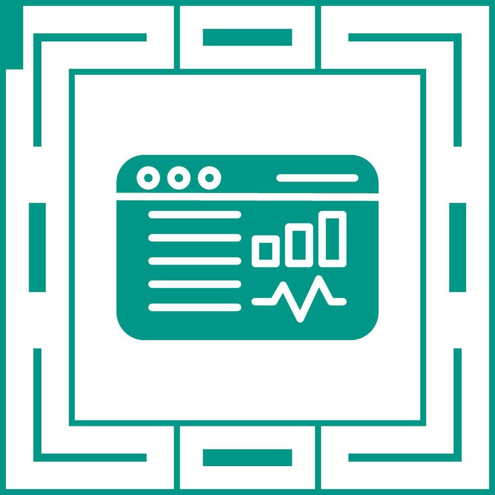 social médias analytique vecteur icône