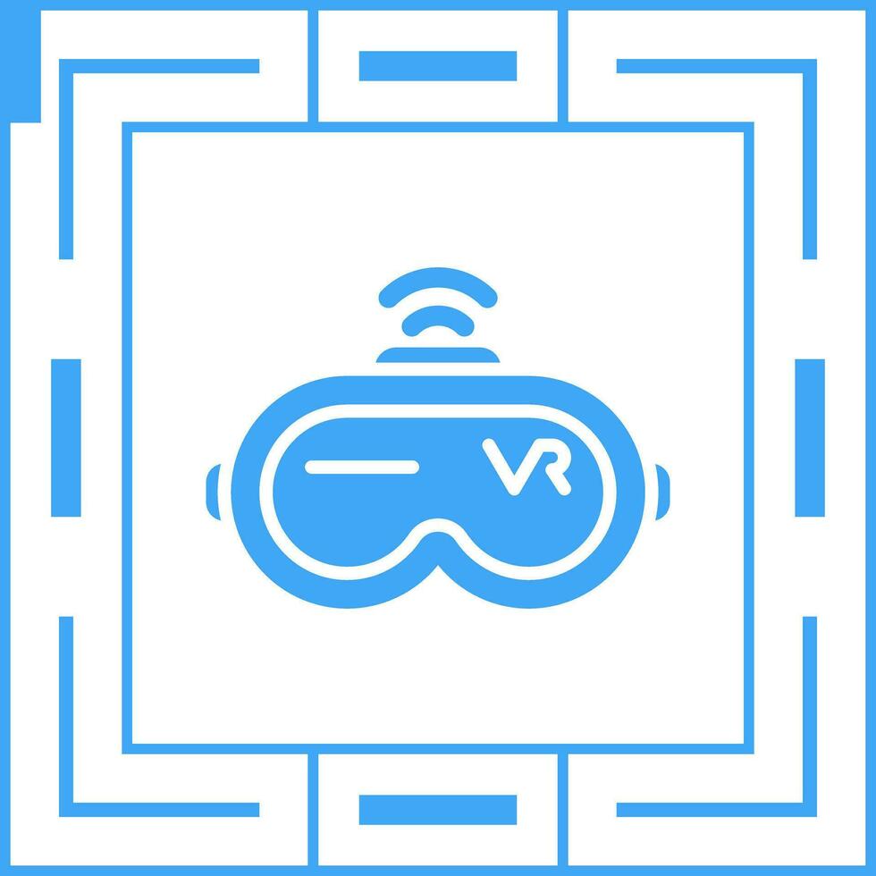 virtuel réalité casque vecteur icône