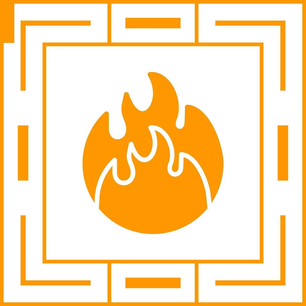 icône de vecteur de feu