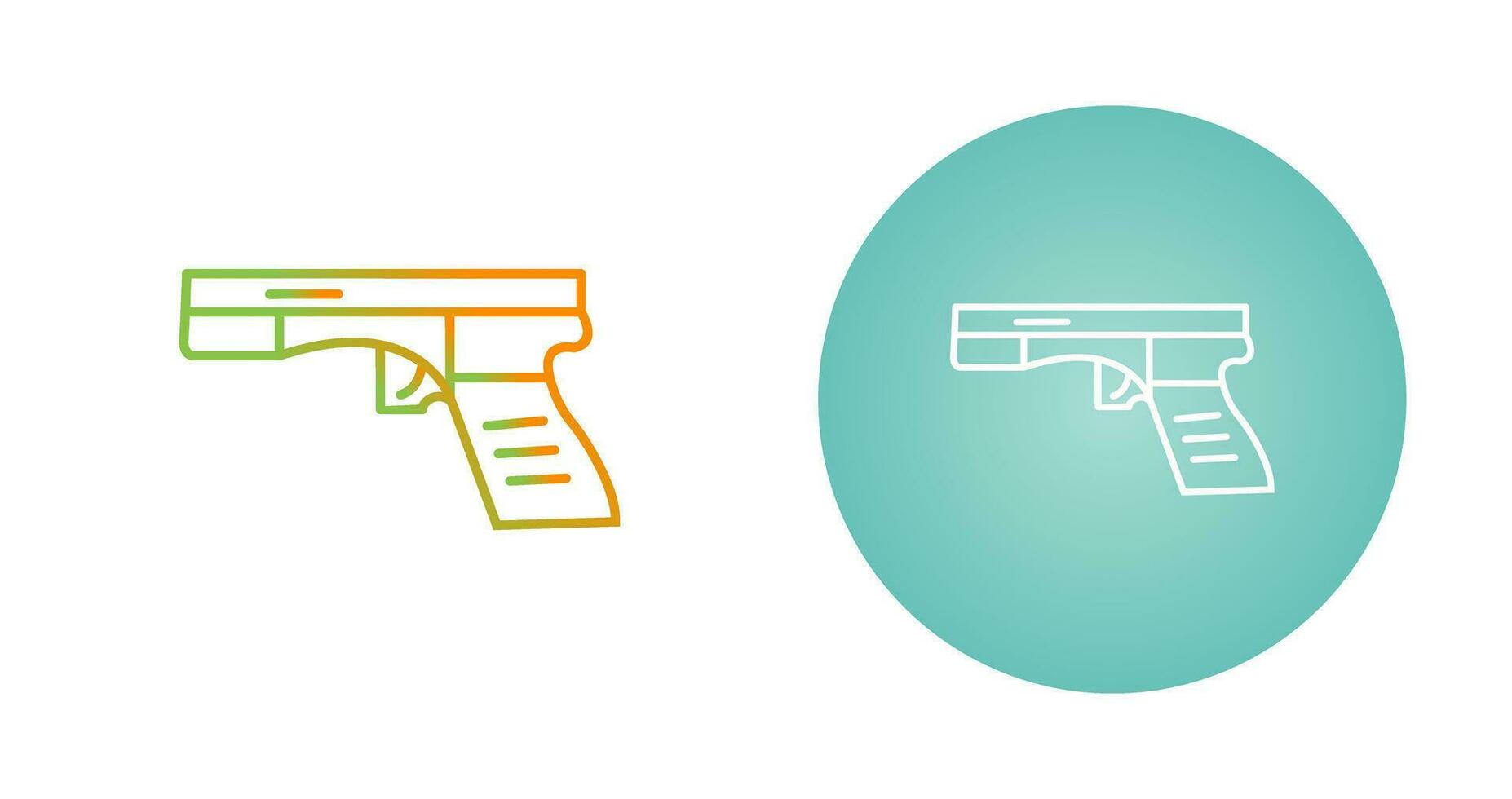 icône de vecteur de pistolet