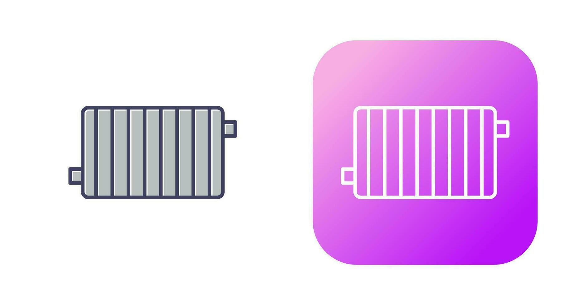 icône de vecteur de radiateur