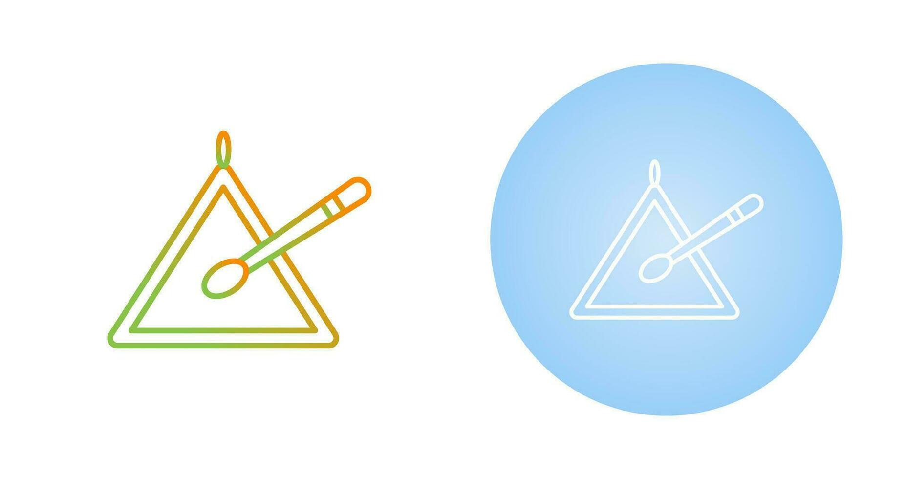 icône de vecteur de triangle