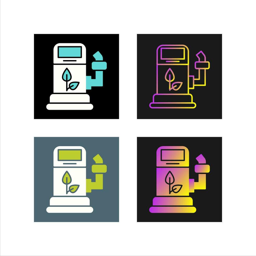icône de vecteur de carburant écologique