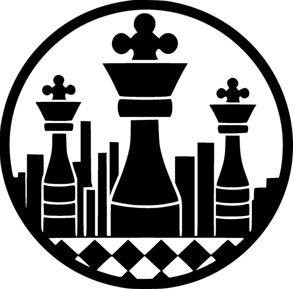 échecs - haute qualité vecteur logo - vecteur illustration idéal pour T-shirt graphique