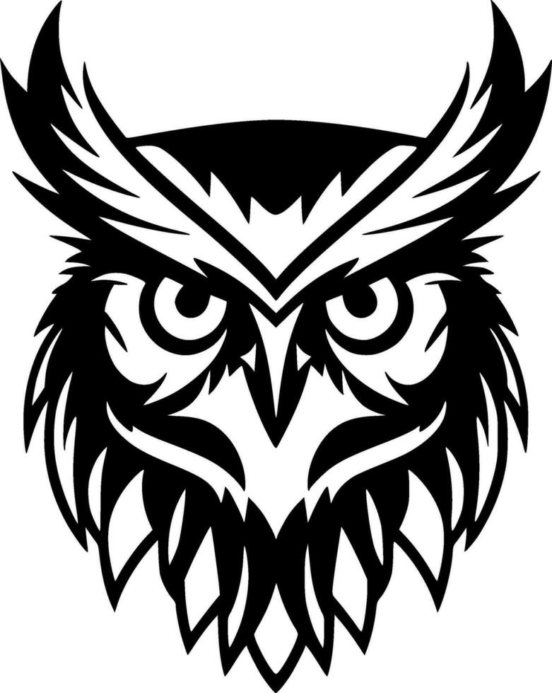 hibou - haute qualité vecteur logo - vecteur illustration idéal pour T-shirt graphique