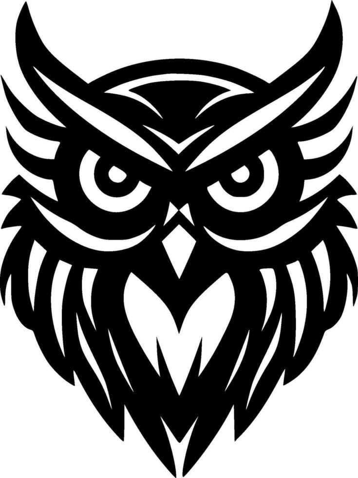 hibou - haute qualité vecteur logo - vecteur illustration idéal pour T-shirt graphique