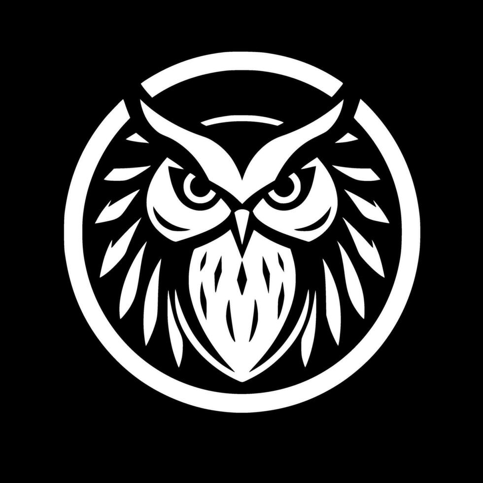 hibou - haute qualité vecteur logo - vecteur illustration idéal pour T-shirt graphique