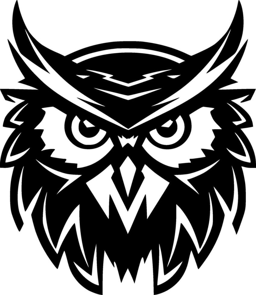 hibou - haute qualité vecteur logo - vecteur illustration idéal pour T-shirt graphique