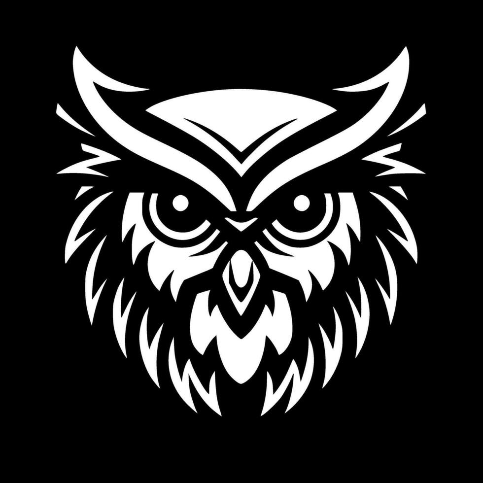 hibou - haute qualité vecteur logo - vecteur illustration idéal pour T-shirt graphique