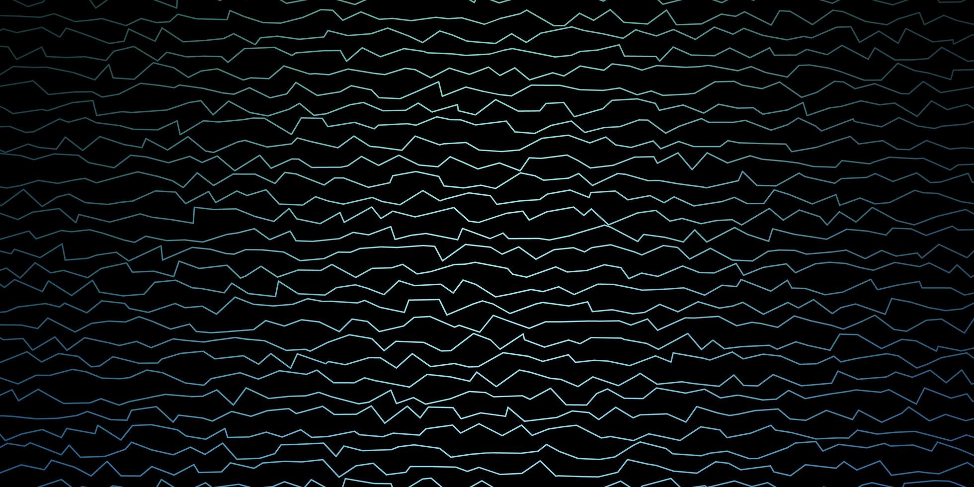 modèle vectoriel vert bleu foncé avec illustration abstraite de courbes avec motif d'arcs dégradés pour dépliants de brochures commerciales
