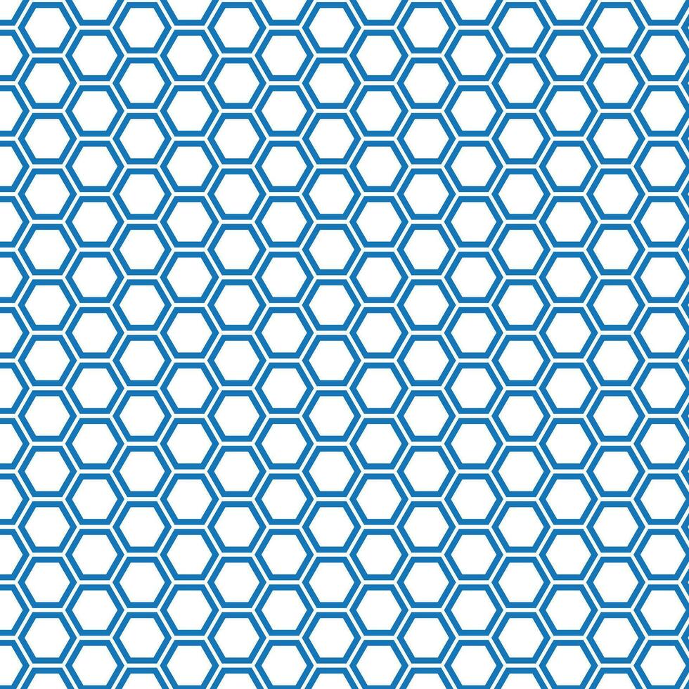 abstrait géométrique bleu hexagone modèle vecteur