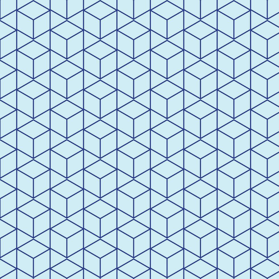 abstrait géométrique bleu hexagone modèle parfait pour arrière-plan, fond d'écran vecteur