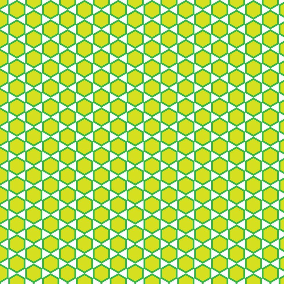 abstrait géométrique vert Jaune hexagone modèle parfait pour arrière-plan, fond d'écran. vecteur