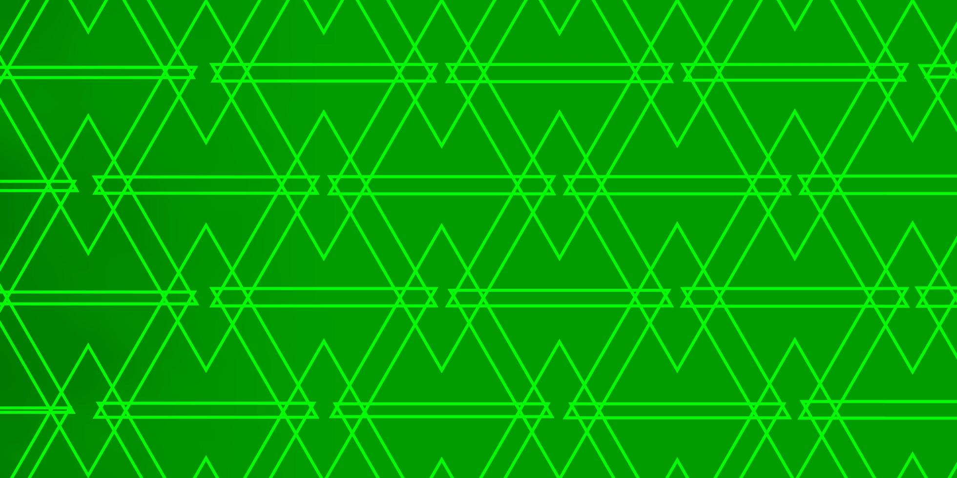 fond de vecteur vert clair avec un design décoratif de style polygonal dans un style abstrait avec motif de triangles pour les brochures dépliants