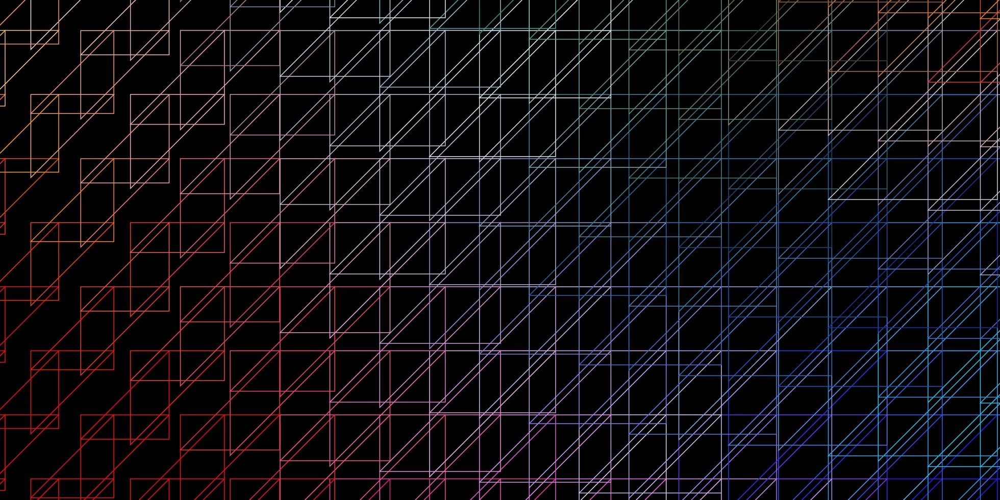 texture vectorielle multicolore sombre avec des lignes illustration abstraite géométrique avec motif de lignes floues pour les pages de destination des sites Web vecteur